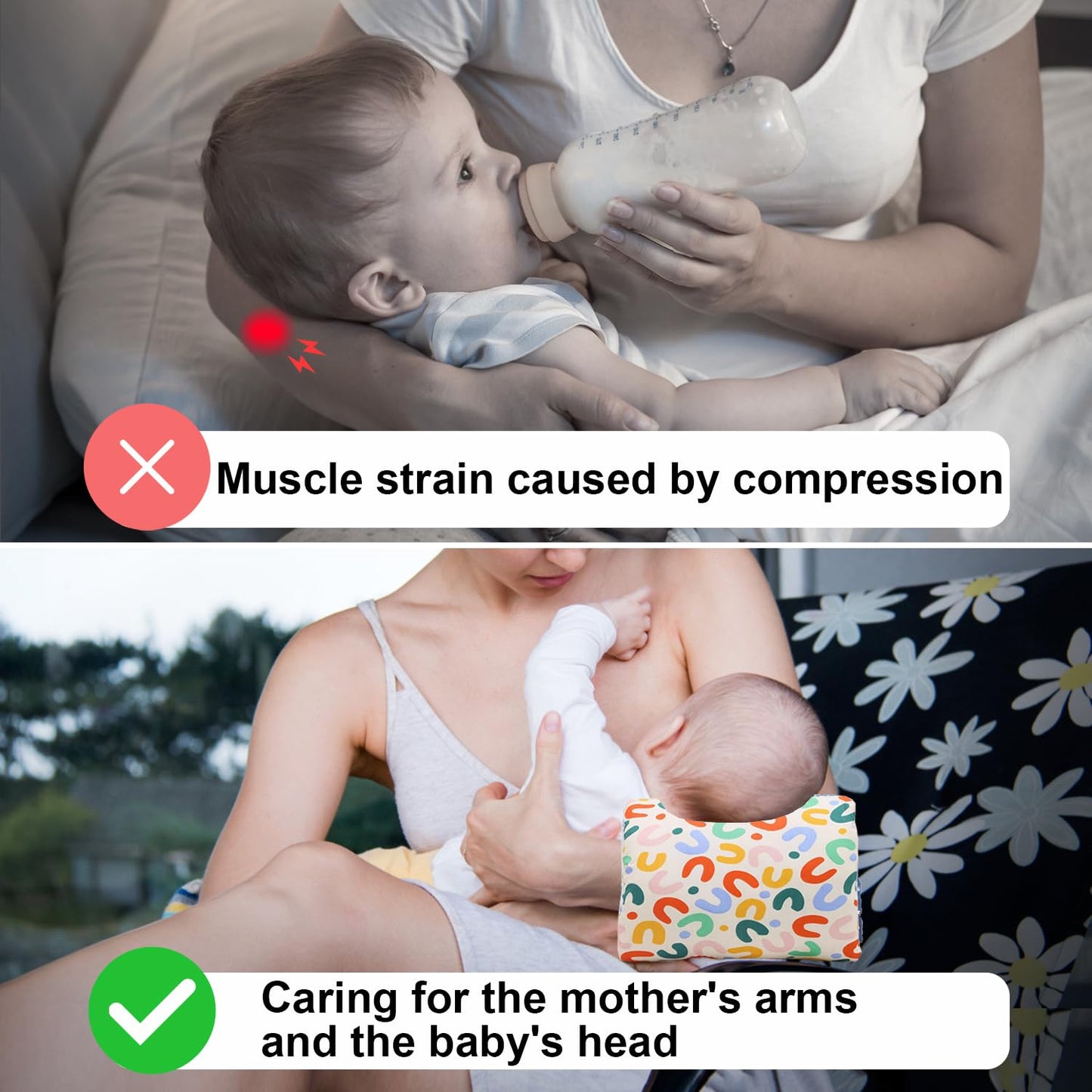 Maame Baby Arm Feeding Pillow – Comfort for Mom & Baby