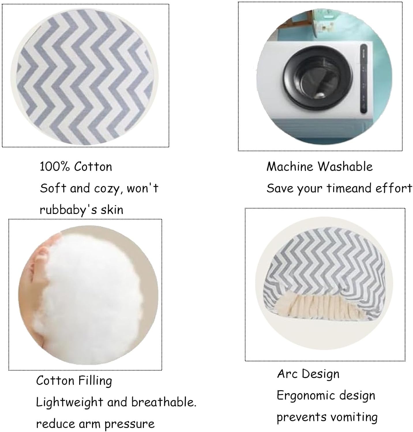 Maame Baby Arm Feeding Pillow – Comfort for Mom & Baby