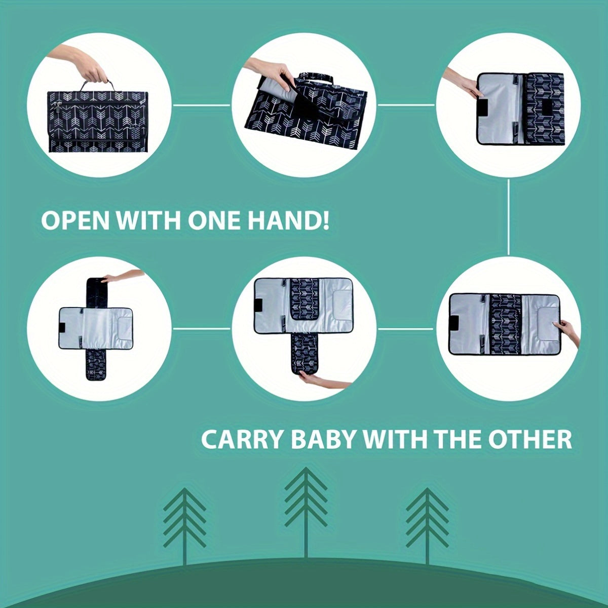 Maame™ Portable Diaper Changing Mat